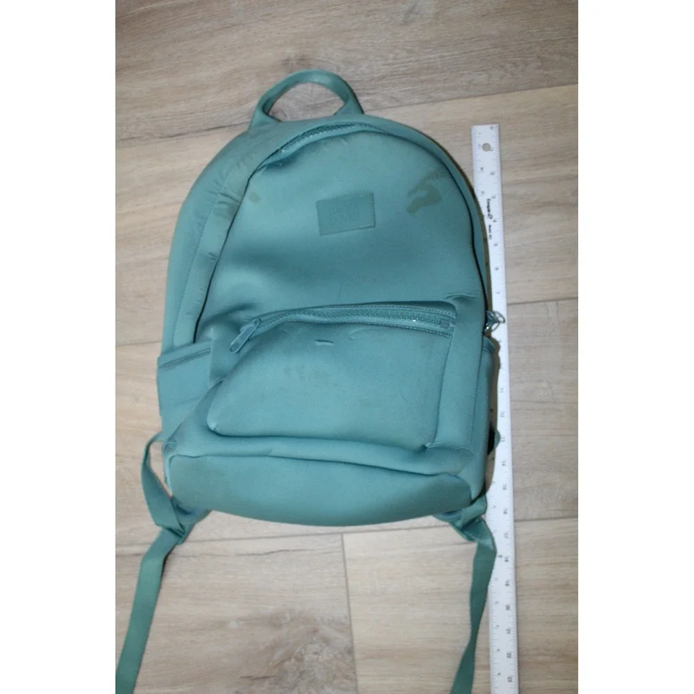 Dagne Dover Dakota Neoprene Backpack Teal Green Medium Travel Commuter Bag